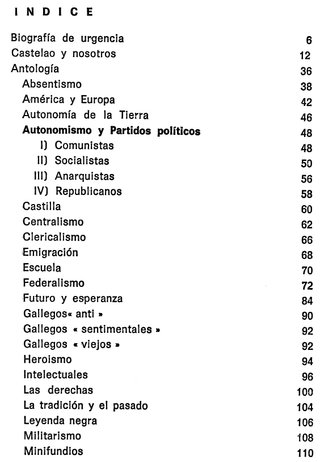 CASTELAO. PENSAMIENTO POLITICO. AÑO 1965. GALICIA.