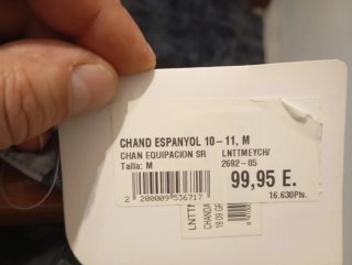 Abbigliamento sportivo antivento Li-Ning RCD Espanyol Taglia M