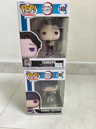 2 Funko Pop! Demon Slayer Kanao Tsuyuri y Tamayo