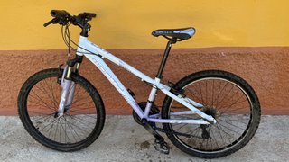 Bicicleta Monty Blanca Y Lila