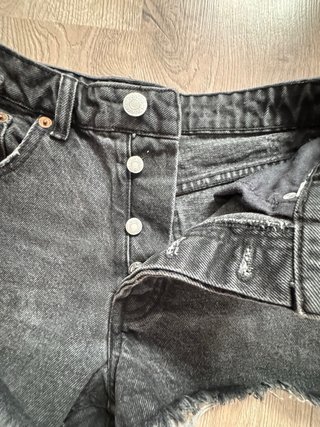Shorts vaqueros negros Zara