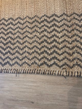 Alfombra Yute Zigzag 2,25 x 1,58 m