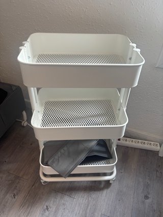 Carrito Organizador Blanco 3 Niveles