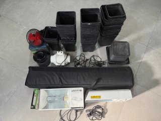 Pack Cultivo Indoor 1,2x1,2m + Luces + tiestos
