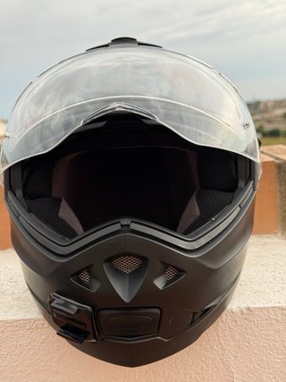 Casco modular moto negro mate. Homologado. TallaXS