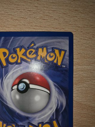 Gengar Holo Fósil 1ª Edición con error holo bleed