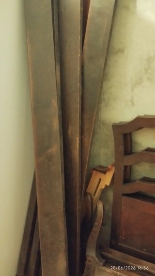 2 Camas antiguas de madera 90cm