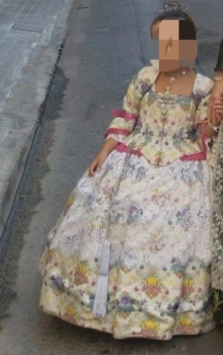 Traje de Festera Infantil Multicolor