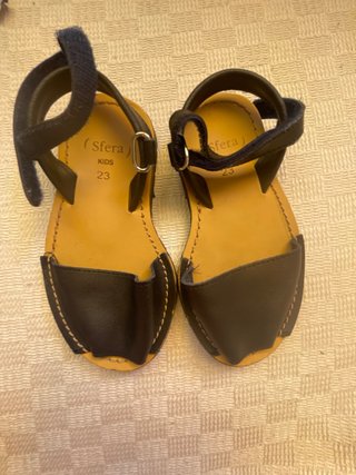 Abarcas Sfera Kids Talla 23 Negras