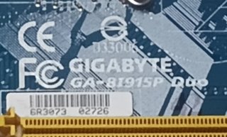 Gigabyte GA-81915P Duo Placa Base + CPU + CD