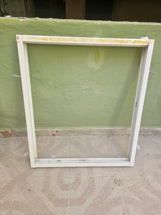 Ventana corredera aluminio blanca