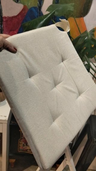 Sillas plegables blancas de madera Ikea