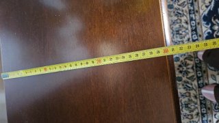 Mobiletto vintage in legno con cassetti e ante