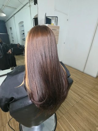 Retoque de color balayage/mechas