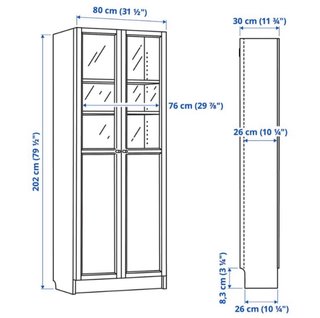Estantería Billy Oxberg Ikea