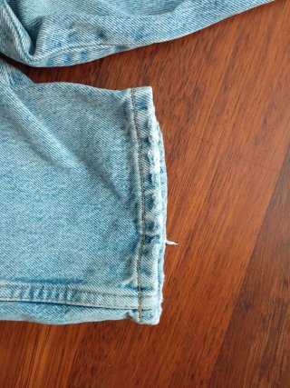 Pantalón Mom Mango Azul