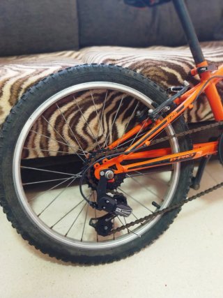 Bicicleta Infantil B-PRO Naranja, muy bonita :)