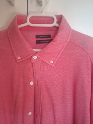 Camisa Cortefiel Hombre Manga Larga Rosa
