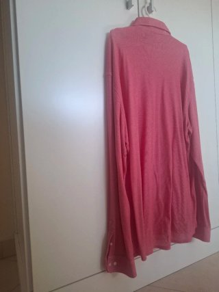 Camisa Cortefiel Hombre Manga Larga Rosa