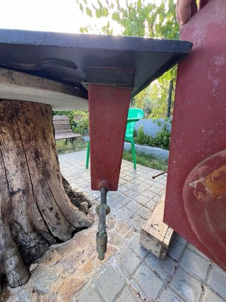 Cocina antigua de leña