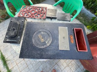 Cocina antigua de leña
