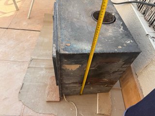 Chimenea empotrable con turbina