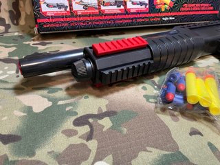 Escopeta tipo nerf de juguete