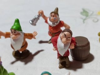 Lote 8 figuras Blancanieves Disney