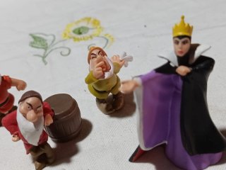 Lote 8 figuras Blancanieves Disney