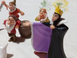 Lote 8 figuras Blancanieves Disney