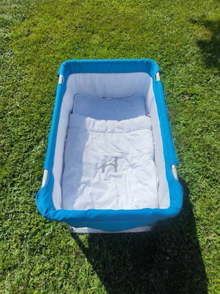 Cuna de viaje Baby Home azul