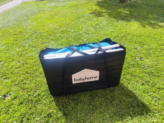 Cuna de viaje Baby Home azul