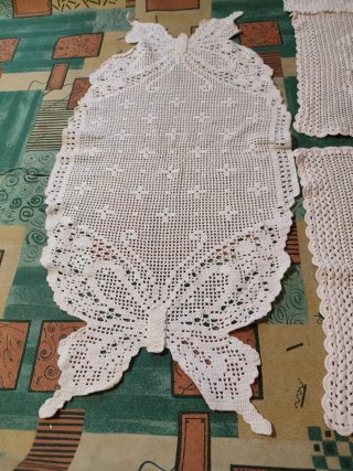 Set di tappeti antichi in cotone