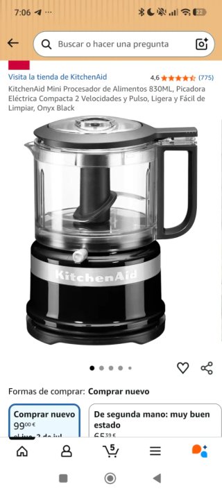 Processore Alimenti KitchenAid 830ml
