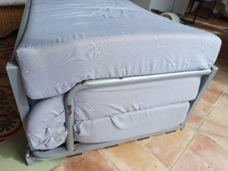 Puf cama plegable 90cm