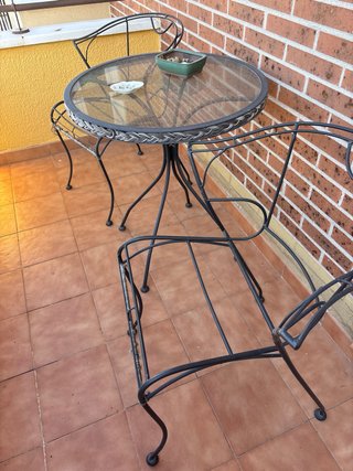 Mesa y 2 Sillas Exterior