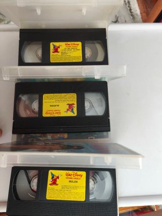 Lote 3 Cintas VHS Disney Clásicos