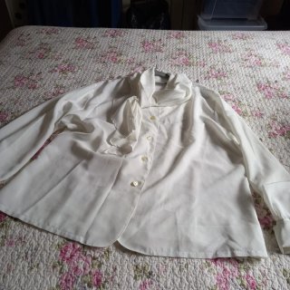 Camisa blanca mujer con lazo