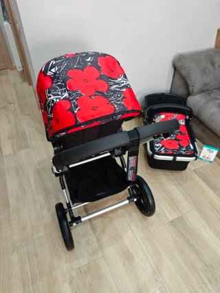 Bugaboo Camaleón 3 Negro con capota Andy Warhol