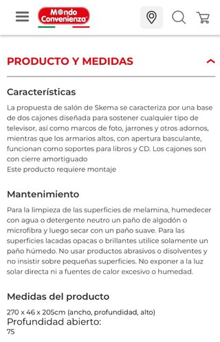 Muebles de salón modernos