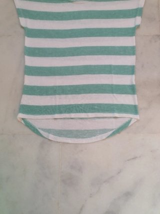 Top Rayas Viscosa y Elastano Talla M