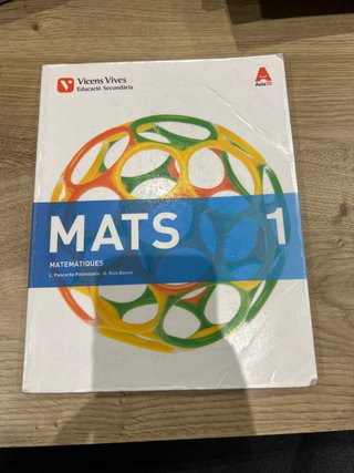 MATS 1 matemàtiques : educació secundària