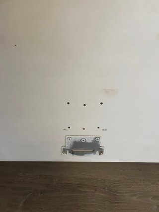 Cabecero de madera blanco