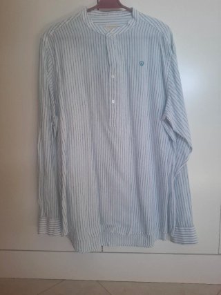 Camisa Álvaro Moreno Rayas Verde Hombre