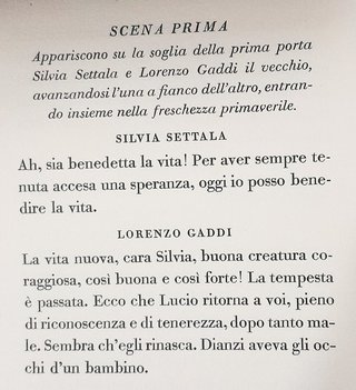 D'Annunzio La Gioconda - Numerato Ricevuta Vintage