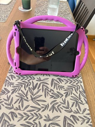 Funda iPad silicona para Niños Morado