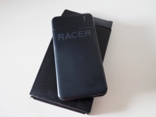 Chaleco Racer Negro y Verde Talla L