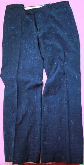 Giacca uomo blu misto lino Tg. 48-50