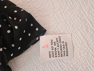 Vestido negro skater lunares talla 34