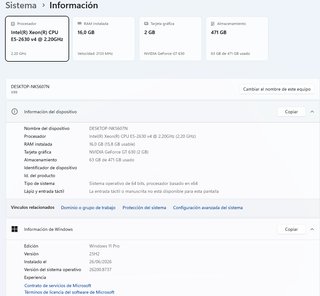 PC Intel Xeon 10 Núcleos | 16GB RAM | GT 630